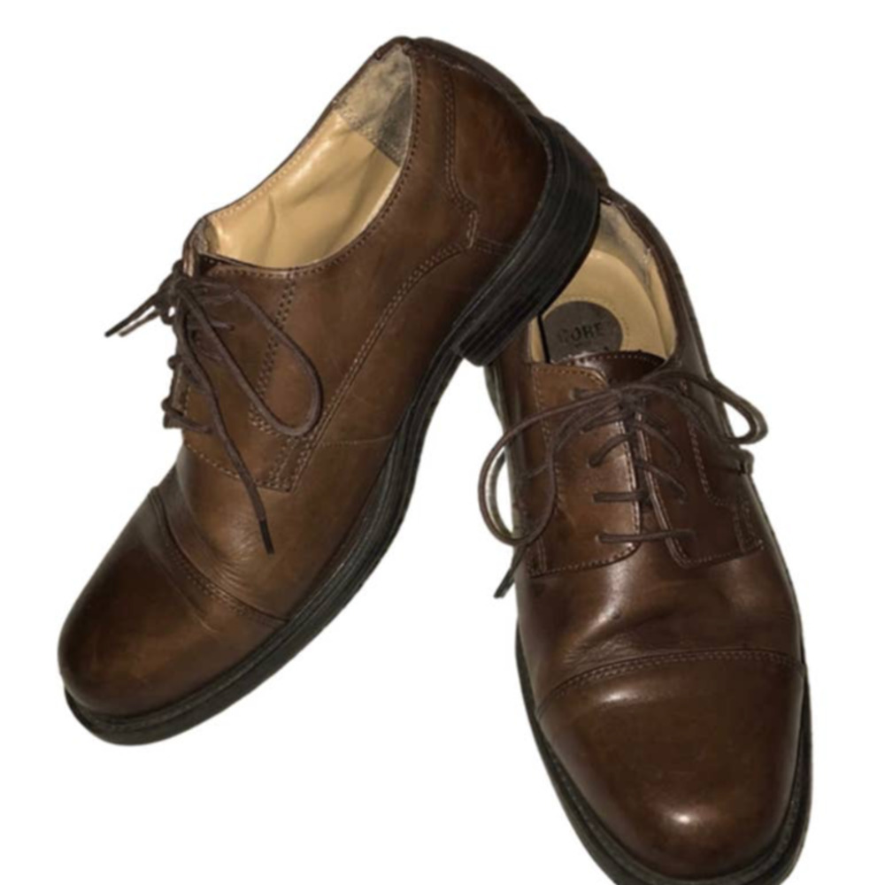 CROFT & BARROW CORE TECHNOLOGY BROWN MENS SHOES 9.5W
